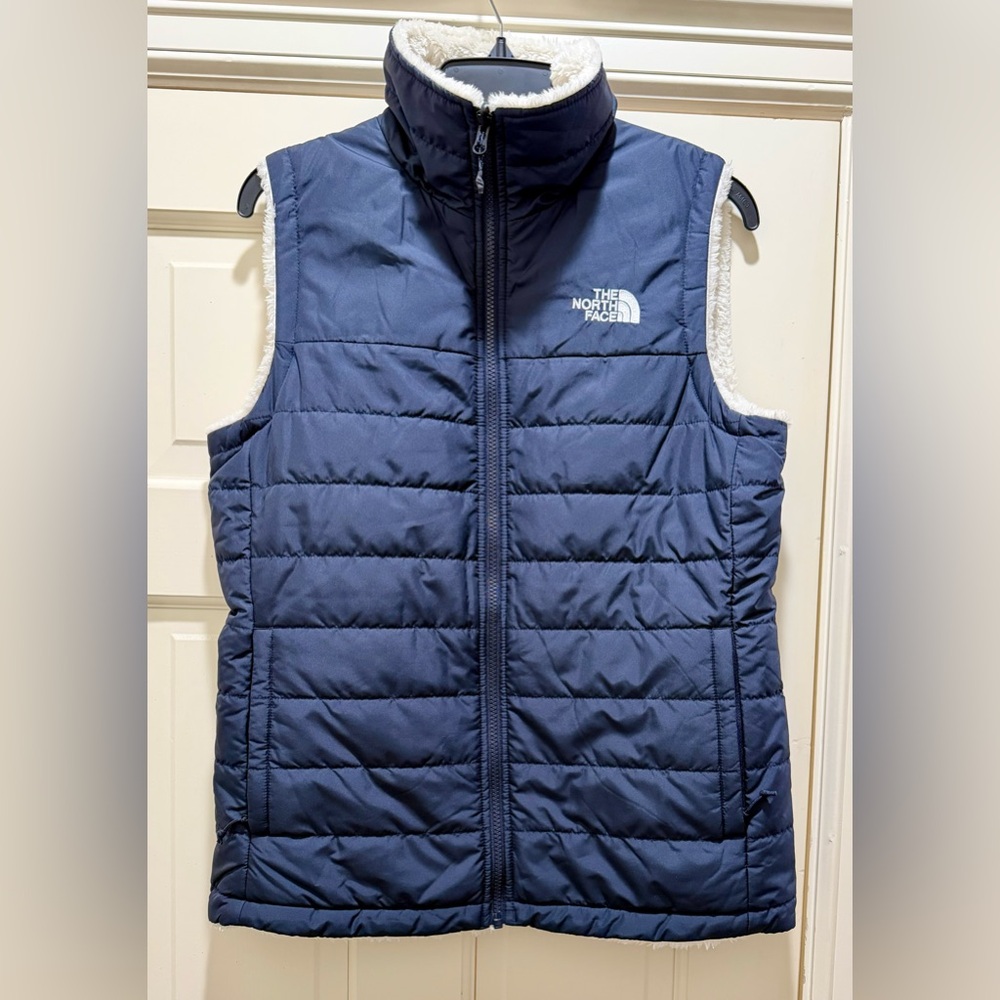 The North Face Dark Blue Quilted Vest